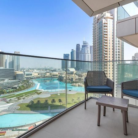 Welhome - Luxury Apartment Facing Burj Khalifa With Terrace Dubai Ngoại thất bức ảnh