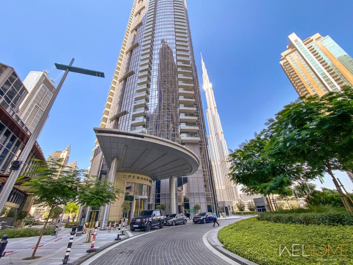 Welhome - Luxury Apartment Facing Burj Khalifa With Terrace Dubai Ngoại thất bức ảnh